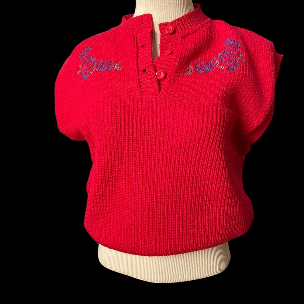 Vintage Pendleton 100% Wool Pullover Knit Sweater Vest sz M FANTASTIC CONDITION